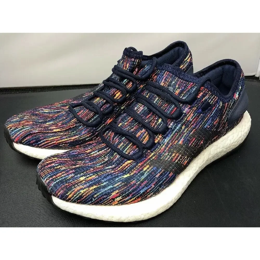 Adidas Pure Boost Ultra Navy Core Mesh Shoe Mens Size 9 New Fast Ship